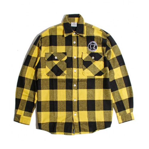 CLASH L/S Woven Button Up (Yellow)