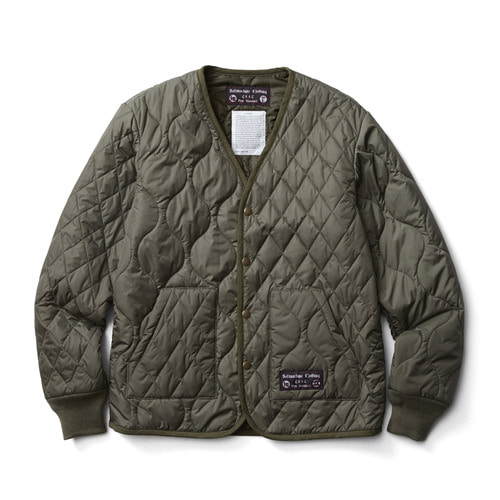 SOFTMACHINE,ASYMMETRY INNER JACKET (Olive)_Quilting Jacket,소프트머신