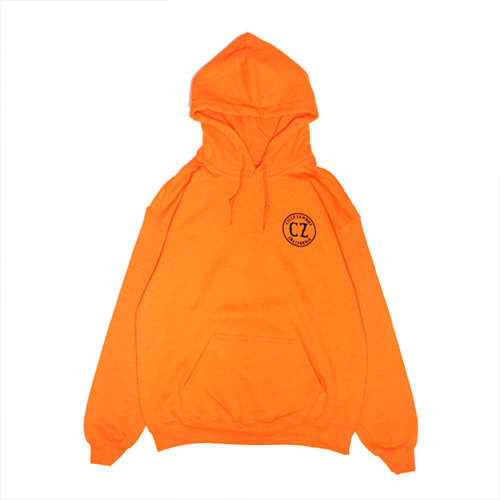 CALIFORNIA 2 Pull Over Hooded Sweatshirt *New Heavier (Orange)