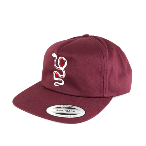 COIL Premium Unconstructed Twill 5 Panel (Burgundy)