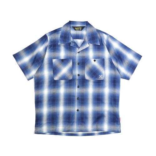 OMBRE WORK SHIRTS S/S (NVY)