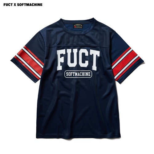 FUCTMACHINE-FT (NVY)_Football T-Shirts