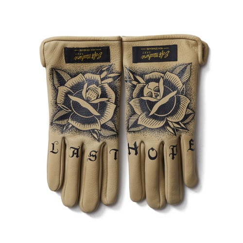 LAST HOPE GLOVE (BEIGE) - leather glove