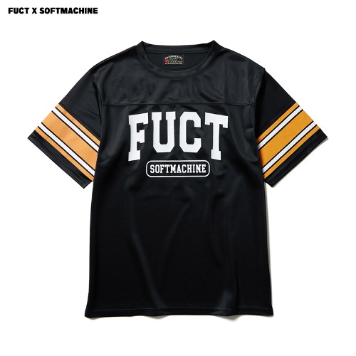 FUCTMACHINE-FT (BLK)_Football T-Shirts