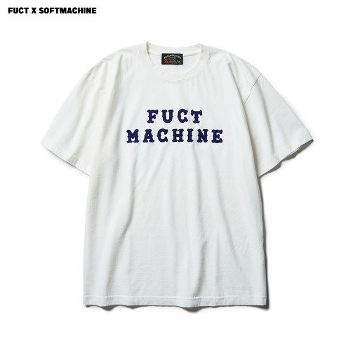 FUCTMACHINE LOGO-T (WHT)_T-Shirts